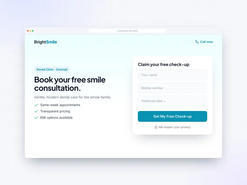 Lead Generation Funnel – Concept Design by FirstLineHelp